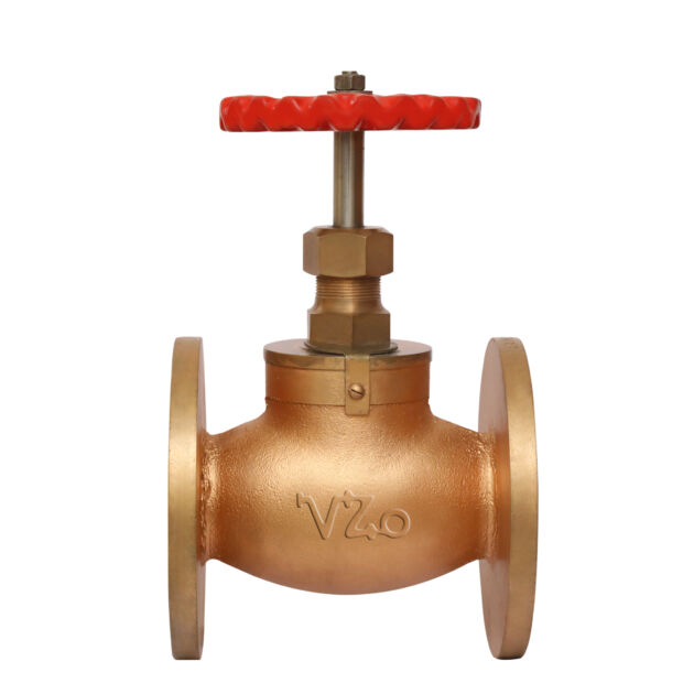 Bronze Extra Heavy Globe Steam Stop  Valve Flanged IBR Certified