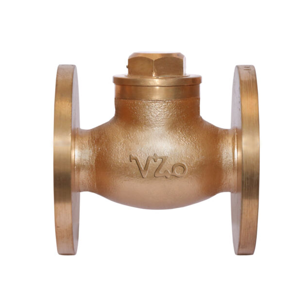 Bronze Horizontal Lift Check Valve Flanged IBR Certified