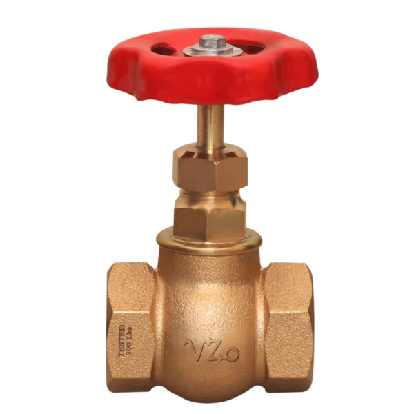 Gun Metal Wheel Valve No. 4 With Teflon seating Screwed